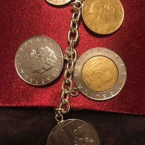 Genuine Italian Lira Lire Coin Bracelet 📿🪅